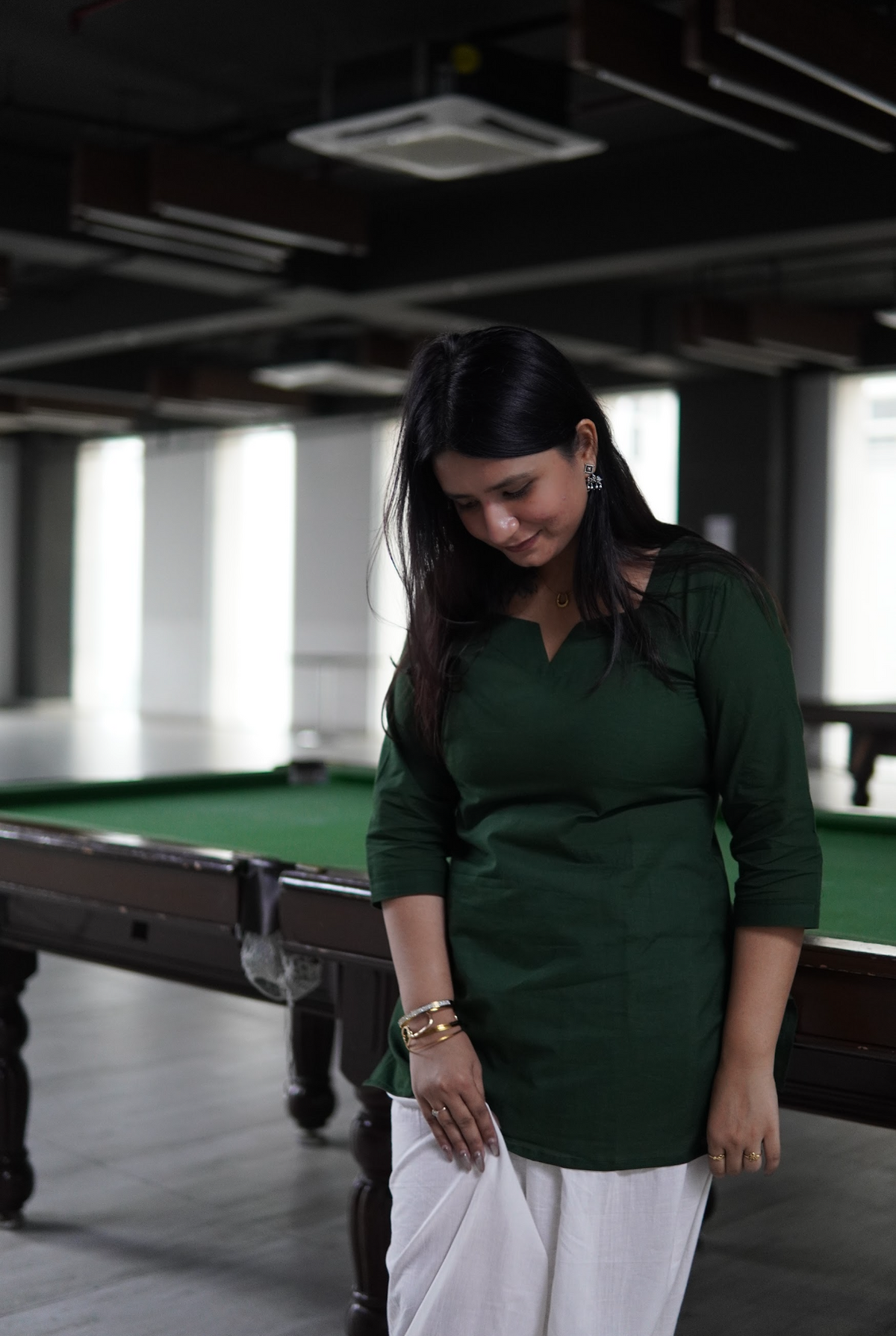 Forest Green Everyday Kurti