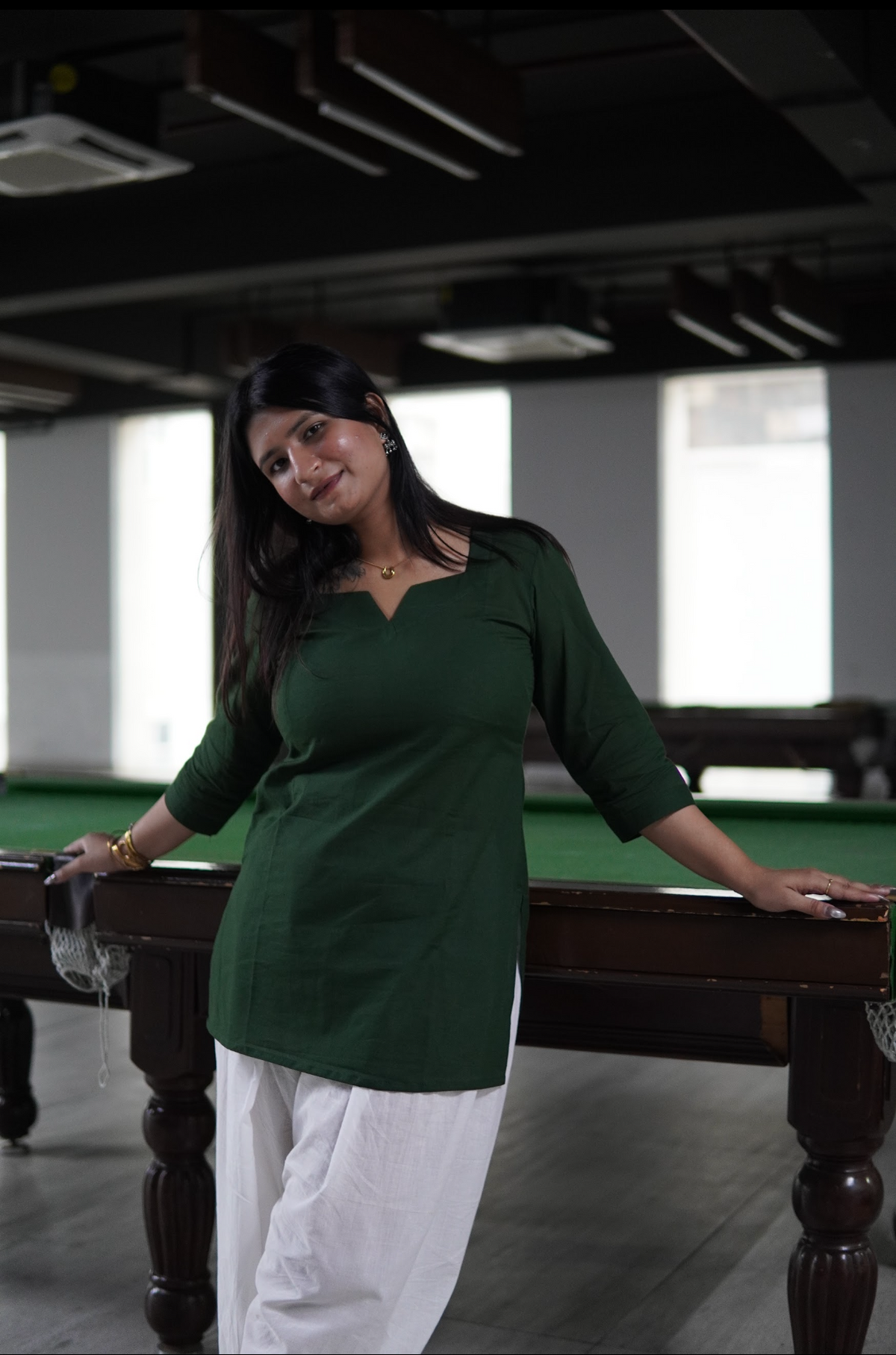 Forest Green Everyday Kurti